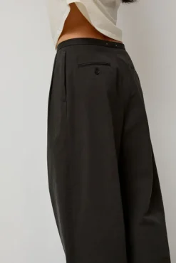 Straight Trousers in Dark Grey^No.6 Store Outlet