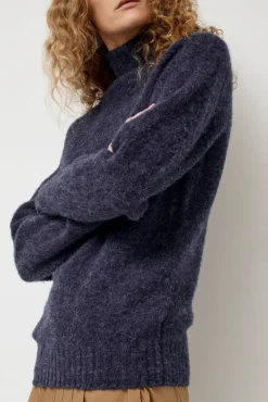 Sylvester Turtleneck in Denim^No.6 Store Hot