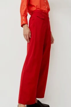 Tailoring Pocket Pants in Red^No.6 Store Hot