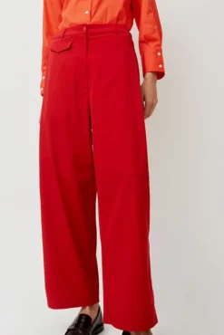 Tailoring Pocket Pants in Red^No.6 Store Hot
