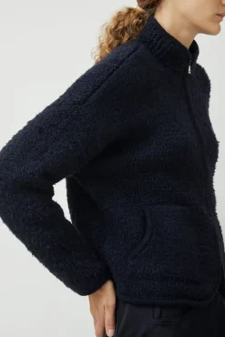 Teddy Jacket in Navy^No.6 Store Sale
