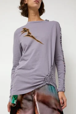 Tosh Long Sleeve Tee in Mauve^No.6 Store Best