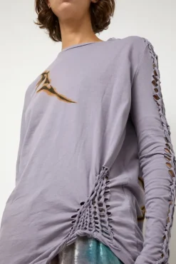 Tosh Long Sleeve Tee in Mauve^No.6 Store Best