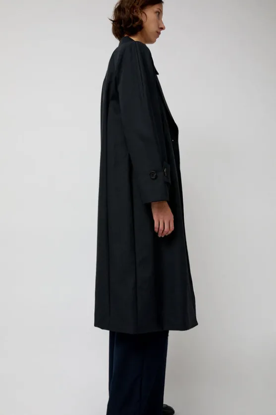 Trigonal Fall Coat in Charcoal^No.6 Store Sale