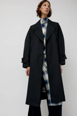 Trigonal Fall Coat in Charcoal^No.6 Store Sale
