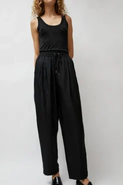 Twill Slouch Pants in Black^No.6 Store Hot