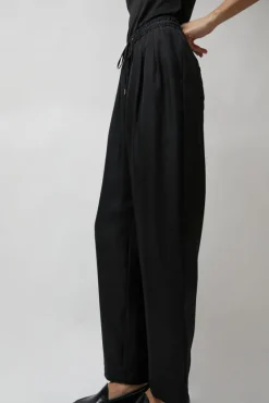 Twill Slouch Pants in Black^No.6 Store Hot
