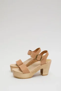 Two Strap Clog on Platform in Desert^No.6 Store Hot