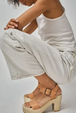 Two Strap Clog on Platform in Desert^No.6 Store Hot