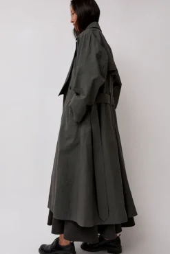 Unisex Coat in Slate^No.6 Store Outlet
