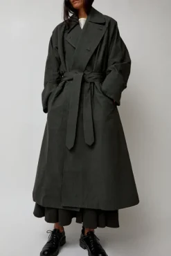 Unisex Coat in Slate^No.6 Store Outlet