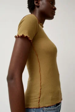 Vein Tee in Jade Brown^No.6 Store Sale