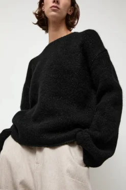 Vello Crewneck in Black^No.6 Store Clearance