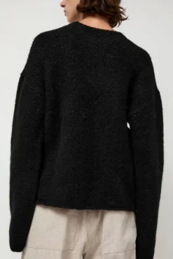 Vello Crewneck in Black^No.6 Store Clearance