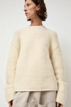 Vello Crewneck in Raw White^No.6 Store Clearance