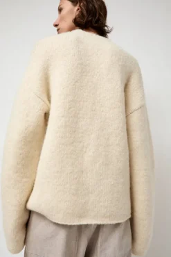 Vello Crewneck in Raw White^No.6 Store Clearance