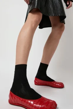 Viscose Tabi Socks in Black^No.6 Store Online