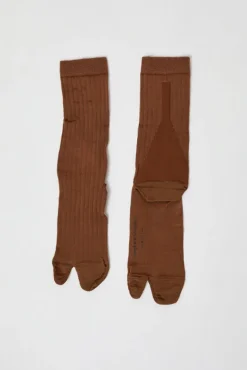 Viscose Tabi Socks in Camel^No.6 Store Hot