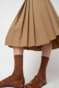 Viscose Tabi Socks in Camel^No.6 Store Hot