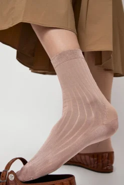 Viscose Tabi Socks in Rosewood^No.6 Store Outlet