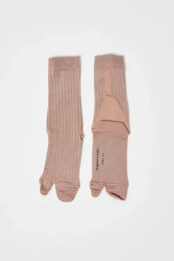 Viscose Tabi Socks in Rosewood^No.6 Store Outlet
