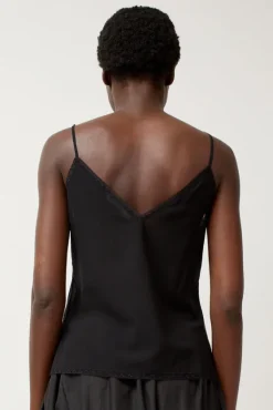 V-Neck Camisole in Black^No.6 Store Sale