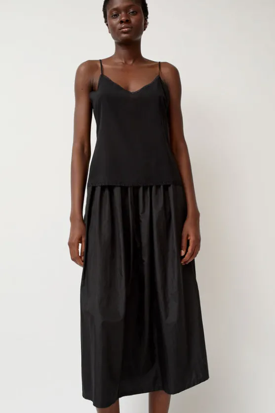 V-Neck Camisole in Black^No.6 Store Sale