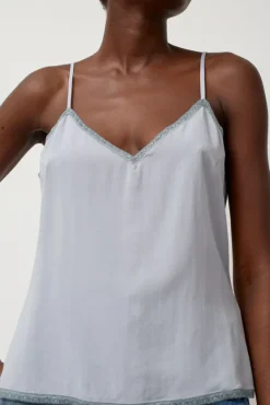 V-Neck Camisole in Cloud Blue^No.6 Store Discount