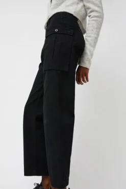Washed Cargo Pants in Black^No.6 Store New