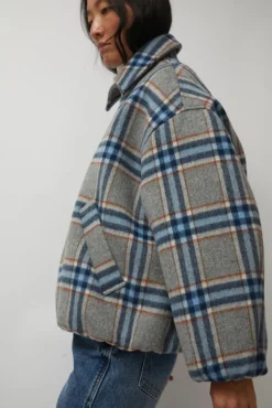 Wicke Bomber in Blue and Rust^No.6 Store Fashion