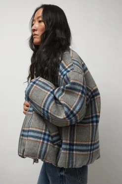 Wicke Bomber in Blue and Rust^No.6 Store Fashion