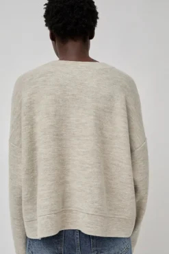 Wide V Neck in Carrara^No.6 Store Best