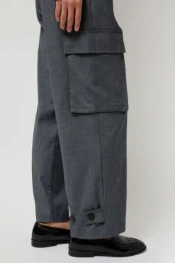 Wool Blend Cargo Pants in Gray^No.6 Store Sale