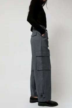 Wool Blend Cargo Pants in Gray^No.6 Store Sale