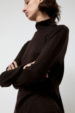 Wool Turtle Neck in Cacao^No.6 Store Best