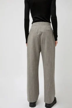 Wool Tweed Wrap Pants in Grey^No.6 Store Best