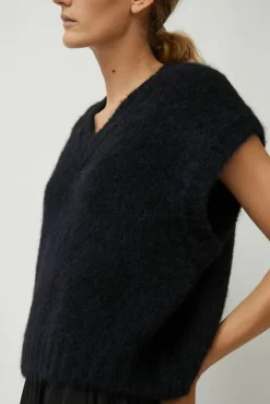 Yume Vest in Black^No.6 Store Clearance
